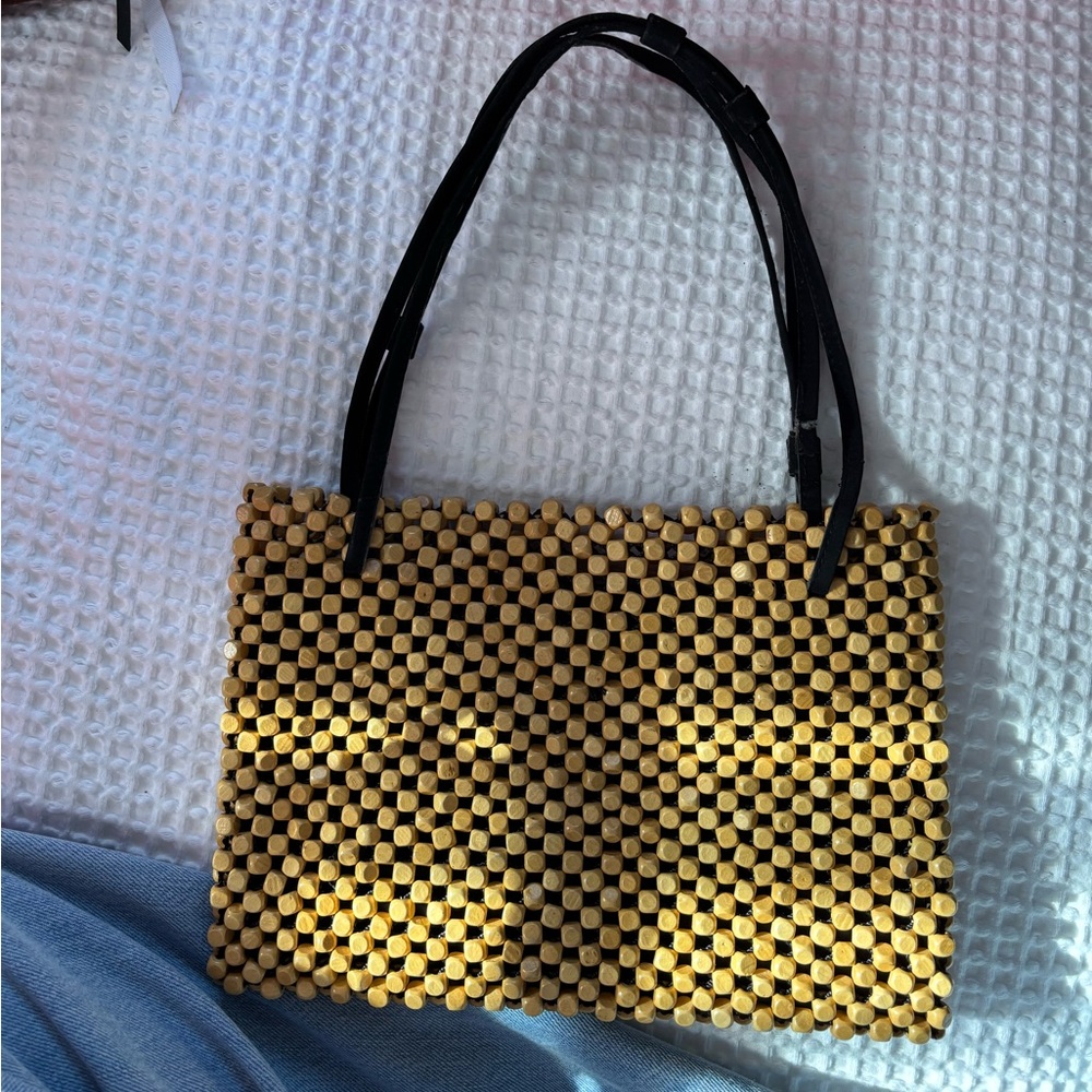 The Sak Wood Beaded Tote - Picture 3 of 4